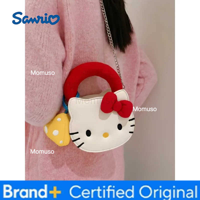 Sanrio Hello Kitty New Mini Shoulder Bag Kawaii Cute Cartoon Creative Exquisite Fashion Girls Versatile Crossbody Bag Holiday Gift H251230
