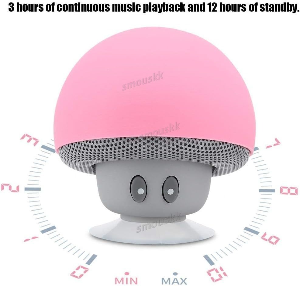 Wireless Bluetooth Speaker 30ft Wireless Range Subwoofer With Suction CupSuitable for Cycling Picnic Outdoor Bike Mount Accessory