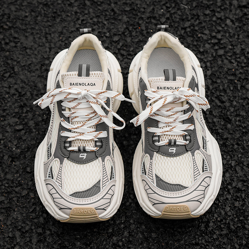 Hot new free shipping running shoes for mens casual shoes black grey khaki Fashionable and versatile outdoor sneakers sport shoes