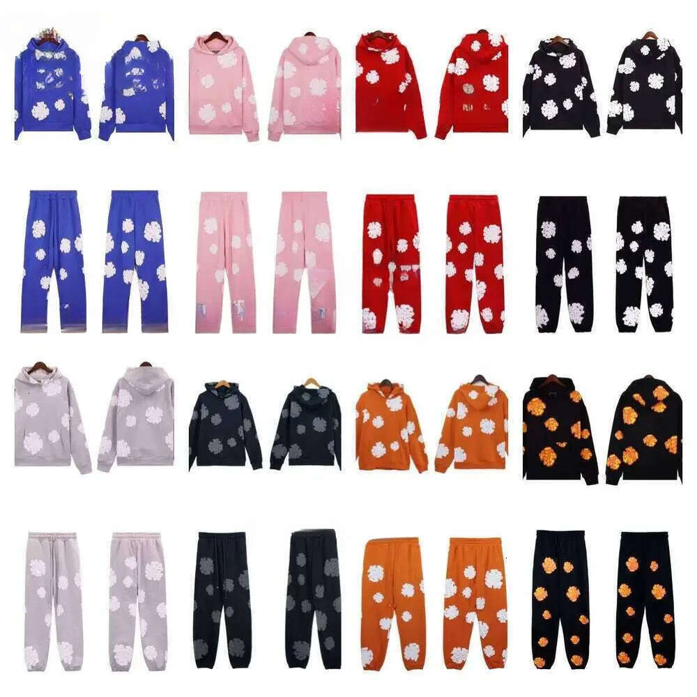 Deminlys Tears Designer Man Hoodie High Quality Unisex Hoodie Pants Wreath Kapok Foam Print Denimlys Tearshoodies Graphic Graffiti Sweatshirts Puffer Hoody 4Bd