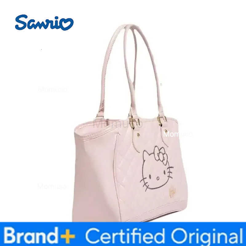 Sanrio Portable Hello Kittys Tote Bag Bags for Woman Crossbody Bag Cute Shoulder Girl Gift Large Capacity Go Out Travel H251230