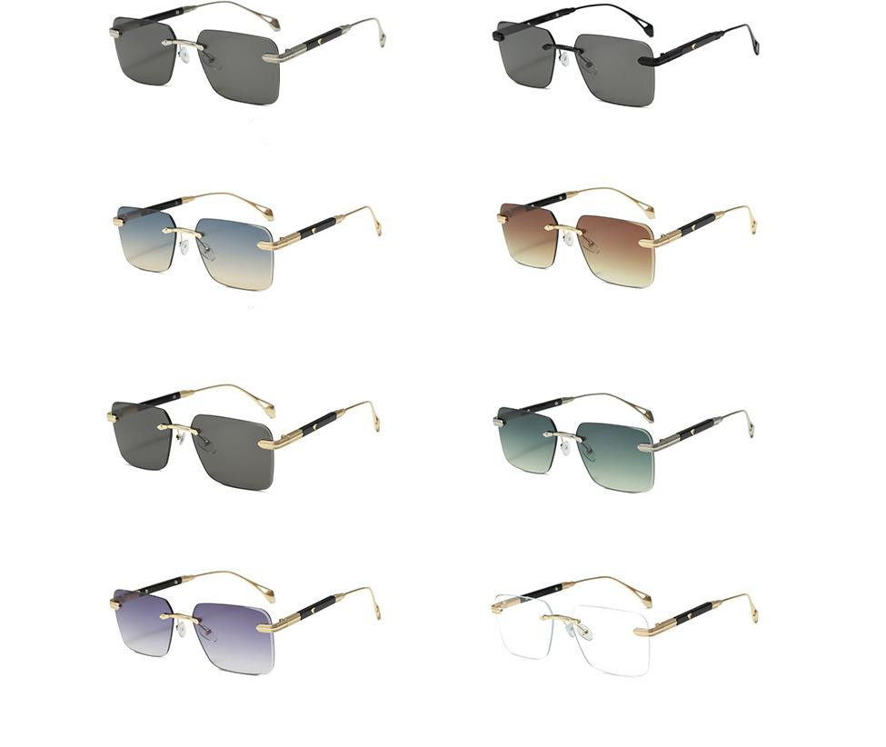 Designer Sunglasses For Women Men Sunglasses Polarized Sunglasses UV400 Fashion Classic Luxury Glasses Goggle Pilot Alloy Square Frame Glasses A202