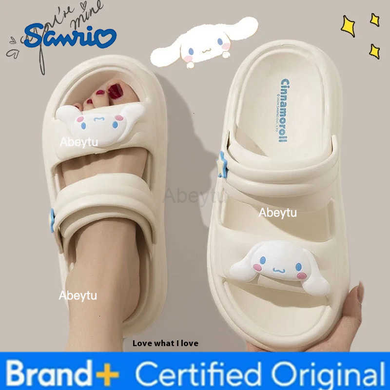 Sanrio Family Slippers Cute Soft Lightnes Cloud Like In Door Slides Kuromi My Melody Pochacco Sweet Shoes For Kids Eva H251230