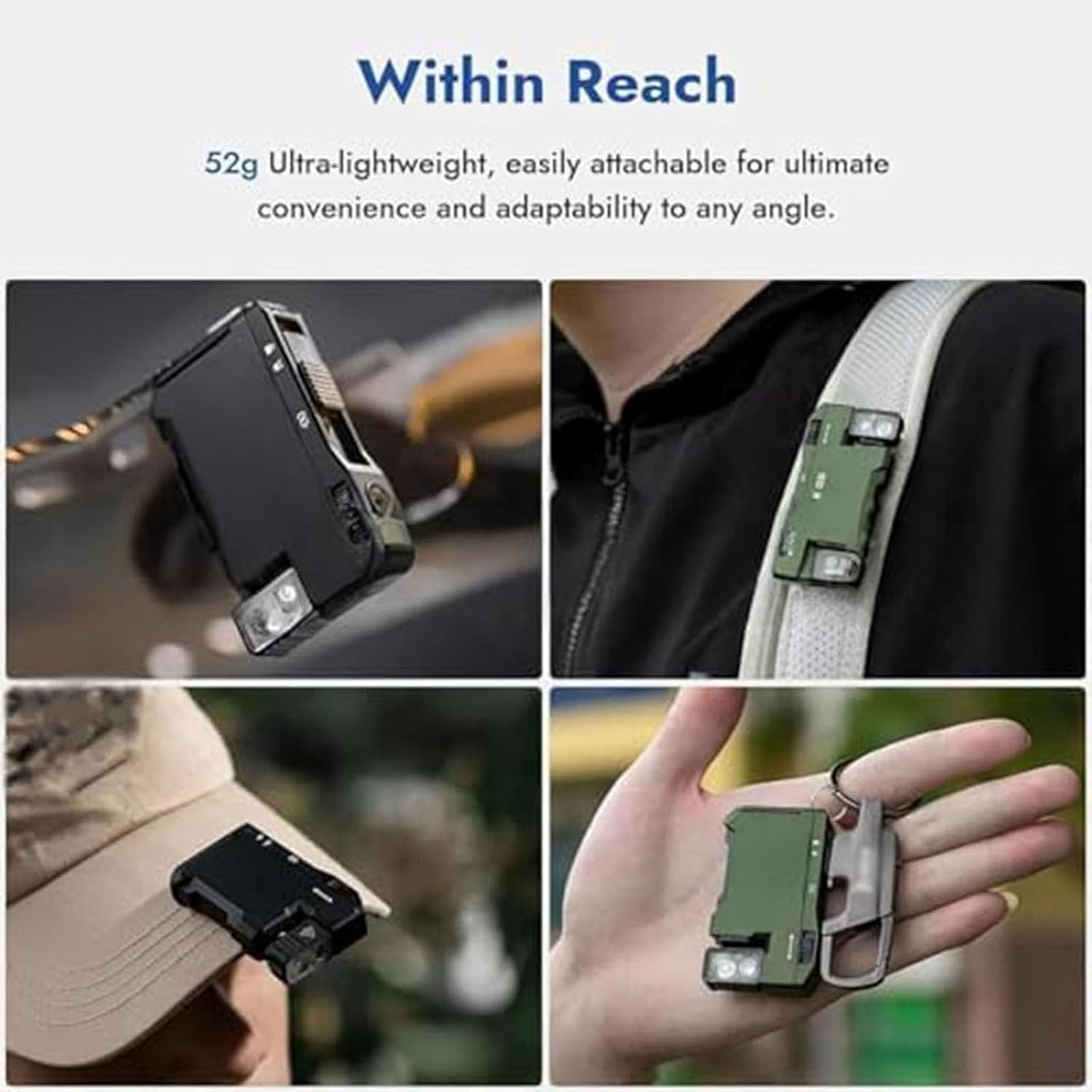 G5 Rechargeable EDC Flashlight Powerful RGB Flashights 400 Lumens Portable Flat Mini FlashlightsIP68 Waterproof Multi-Mode Magnetic Small Keychain Fla