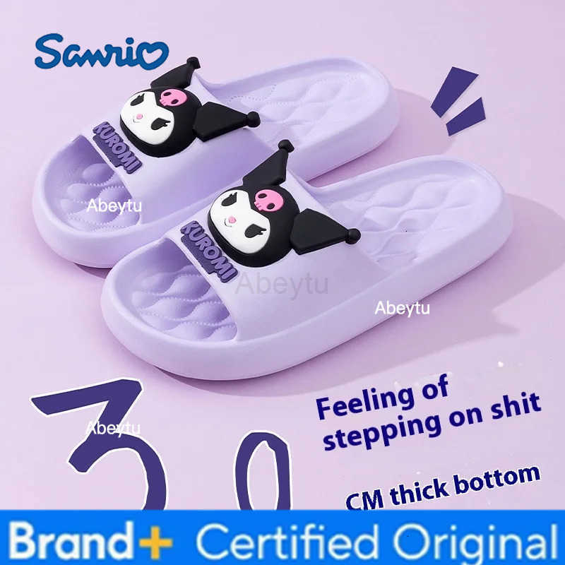 Sanrio Girls Sandals Cute Girls Garden Shoes Soft Sole Baby Breathable Non-slip Lightweight Outdoor Beach Slippers Summer H251230