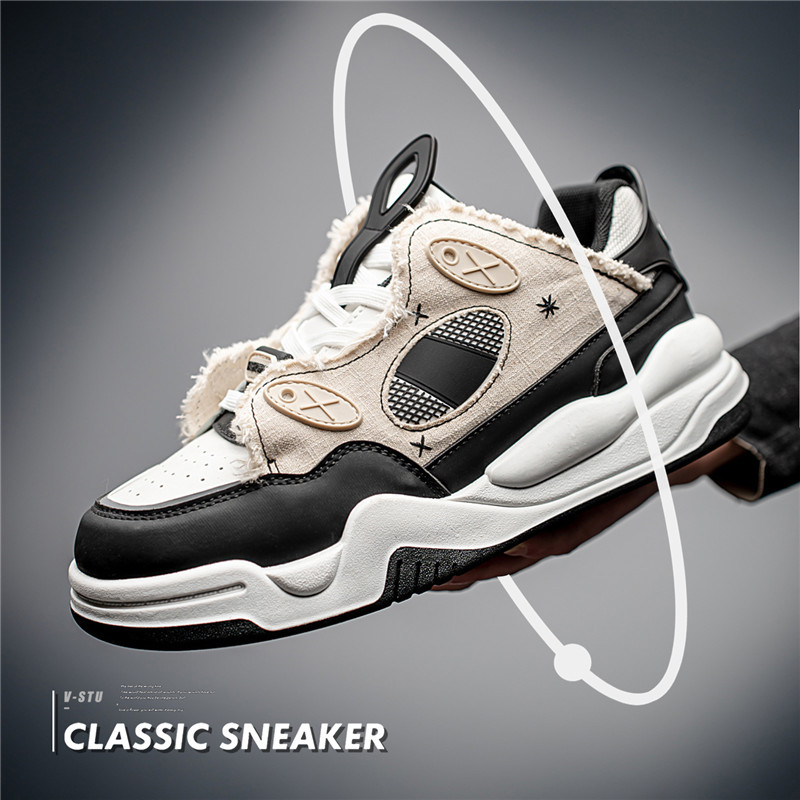 Hot new free shipping casual shoes for mens sport shoes black red Fashionable versatile outdoor sneakers sport shoes