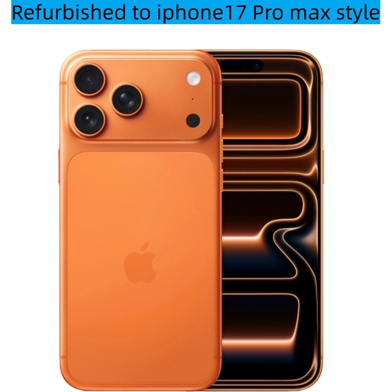 Original Unlocked iphone 17 pro max Covert to iphone 16 Pro Cellphone with 16 pro Camera appearance action button style flat screen 5G RAM 64GB 256GB 1TB 2TB ROM