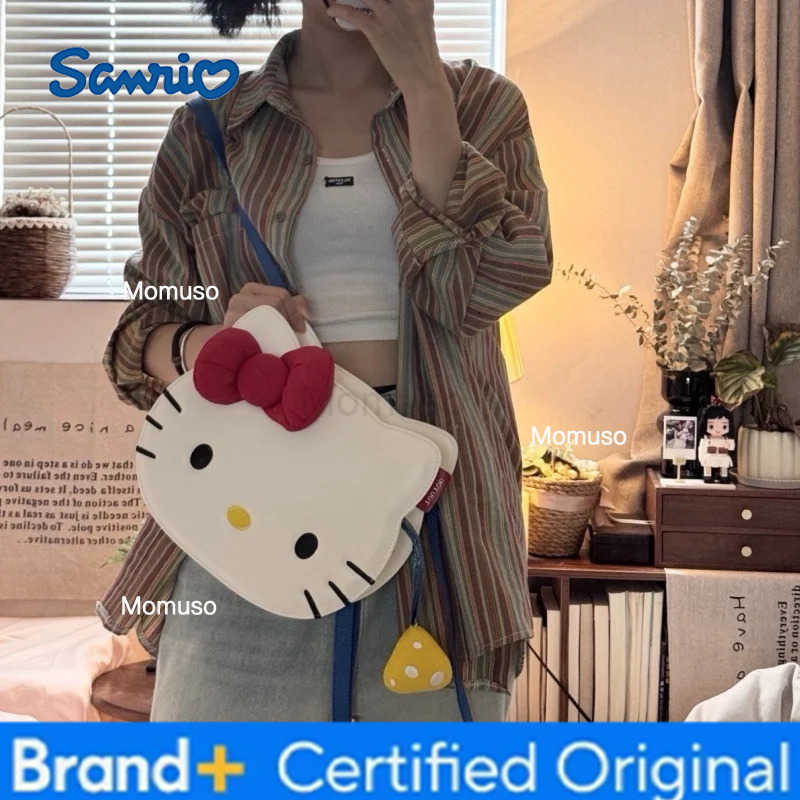 Sanrio In Stock Toutou Hellokitty Backpack Cute Hellokitty Commuting Backpack With Large Capacity A Gift For The Girlfriend H251230