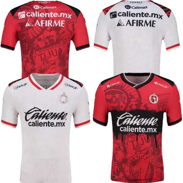 2025 2026 Club Tijuana Soccer Jerseys CAVALLINI K.CASTANEDA C.GONZALEZ L.RODRIGUEZ MADRIGAL C.RIVERA BLANCO 25 26 football men and kids shirt