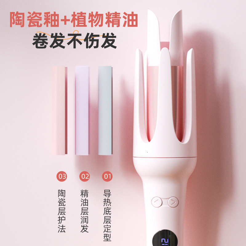 32mm Automatic Curling Iron Big Waves Negative Ion Lazy Curler Suitable for Dormitory Use