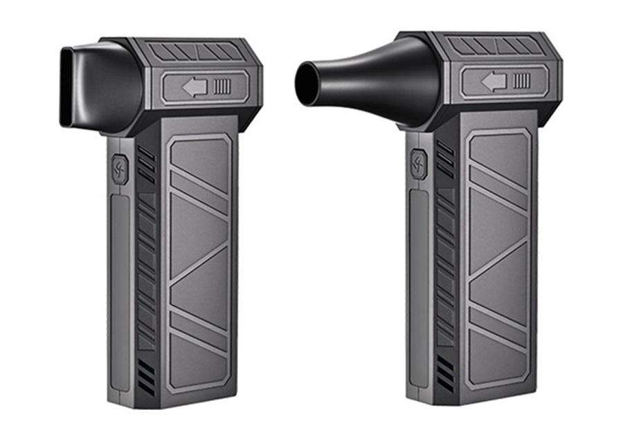 S9 Cordless Air Duster: 57m/s Wind, 100K RPM, Dual 3000mAh Battery, 4-Speed + Turbo & LED/SOS Light for Car/PC Deep Cleaning