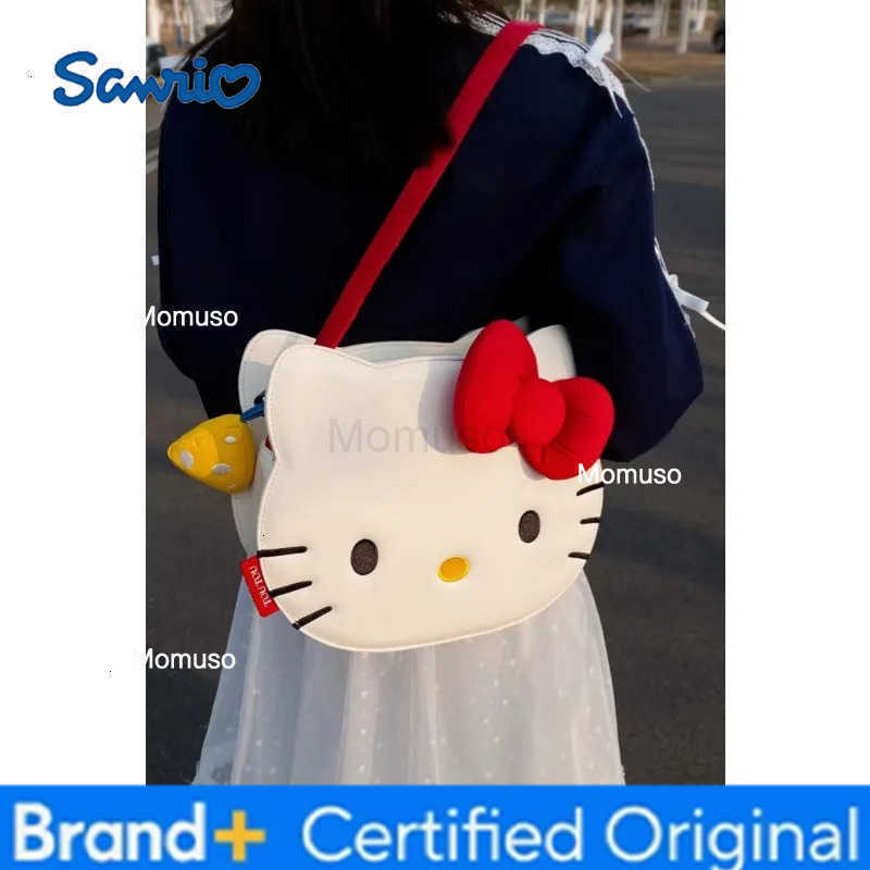 Sanrio Hello Kitty Kawaii Sweet Backpack Student Large Capacity Backpack Commuting Bag Cartoon Character Schoolbag Holiday Gift H251230
