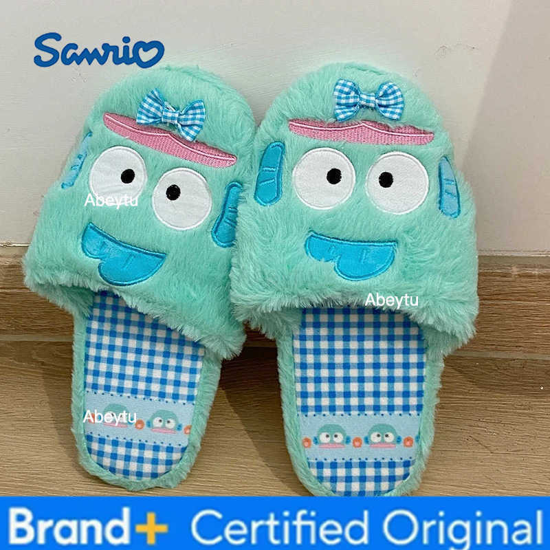 Sanrio Cartoon Hangyodon Slippers Lovely Japanese Style Indoor Shoes Anime Girl Shoes Floor Slippers Warm Spring Autumn Flat H251230