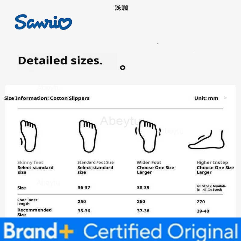 Sanrio Winter Womens Autumn Winter Hello Kitty Slippers Kawaii Home Warm Cotton Cartoon Indoor Shoes Cute For Girlfriend Gifts H251230