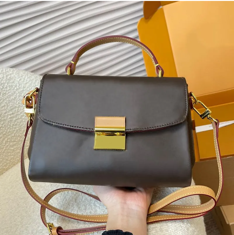 Messenger metisey designer shoulder bags women chain handbag luxury purse woman bag Check Casual vintage pouch black embossed dicky briefcase Borsa cross body