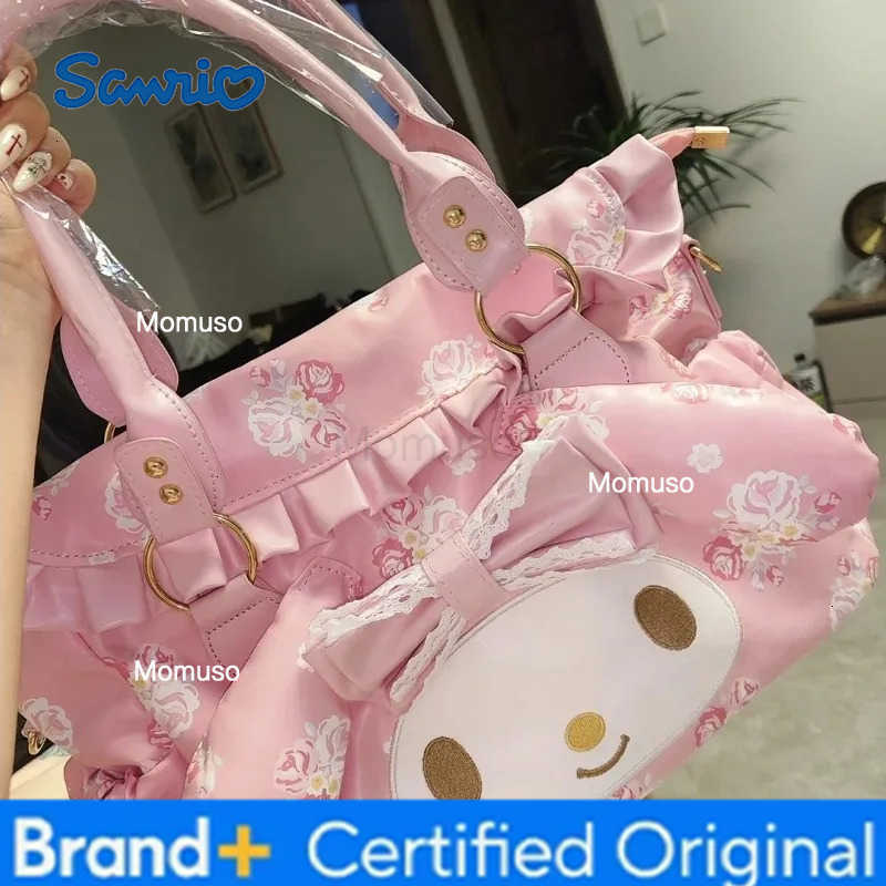 Sanrio Cartoon Character My Melody Printed Commuter Handbag Large Capacity Crossbody Tote Bag Makeup Storage Bag Holiday Toys H251230
