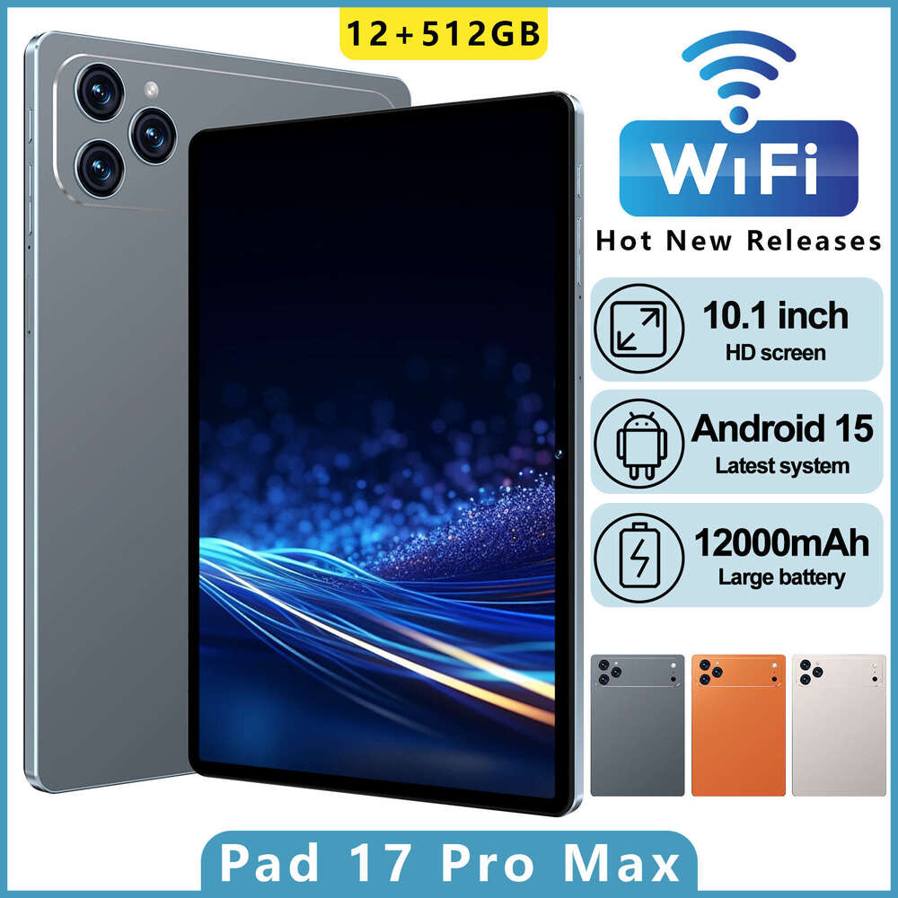 Renowned cross-border Pad 17 ProMax brand new Android smart tablet 12+512G source manufacturer CKS