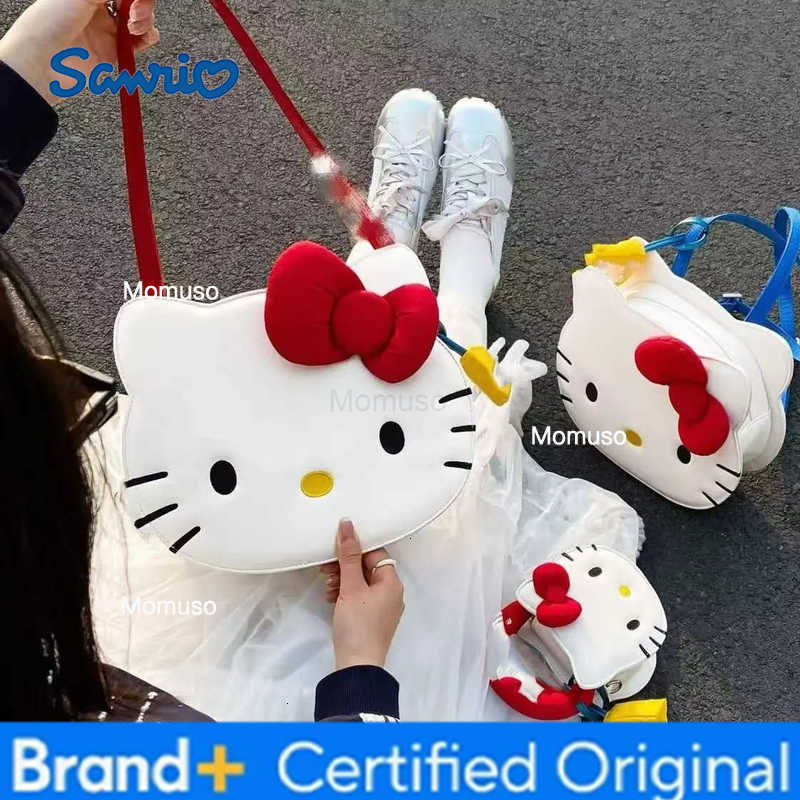 Sanrio Hello Kitty Shoulder Bag Cute Cartoon Crossbody Bag Sweet Girl Style Shoulder Bag Girl Christmas Gift H251230