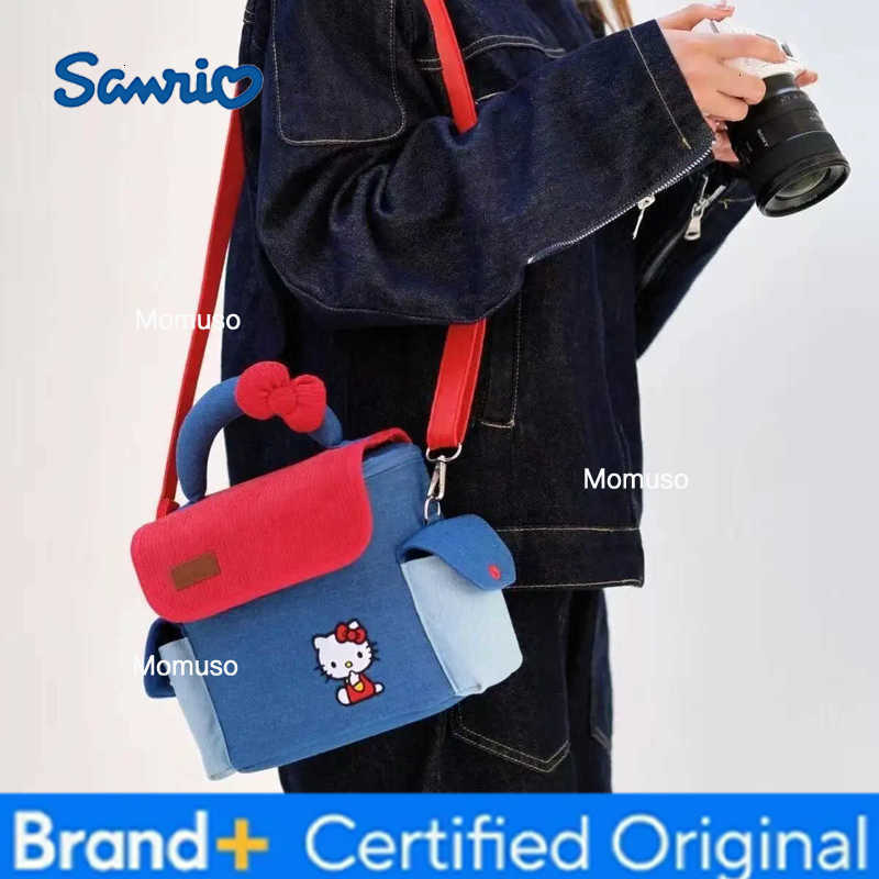 Sanrio Kawaii Hello Kitty Dslr Camera Storage Bag Cartoon Figure Shoulder Bag Girl Travel Portable Handbag Birthday Gifts H251230