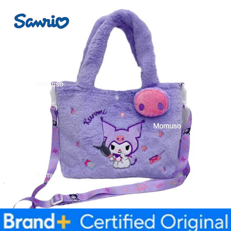 Sanrio Hello Kitty Bag Kawaii Cute Kuromi Melody Lovely Cartoon Handbag Cinnamoroll Storage Tote Bags Women Girl Charm Gifts H251230