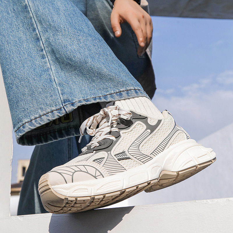 Hot new free shipping running shoes for mens casual shoes black grey khaki Fashionable and versatile outdoor sneakers sport shoes