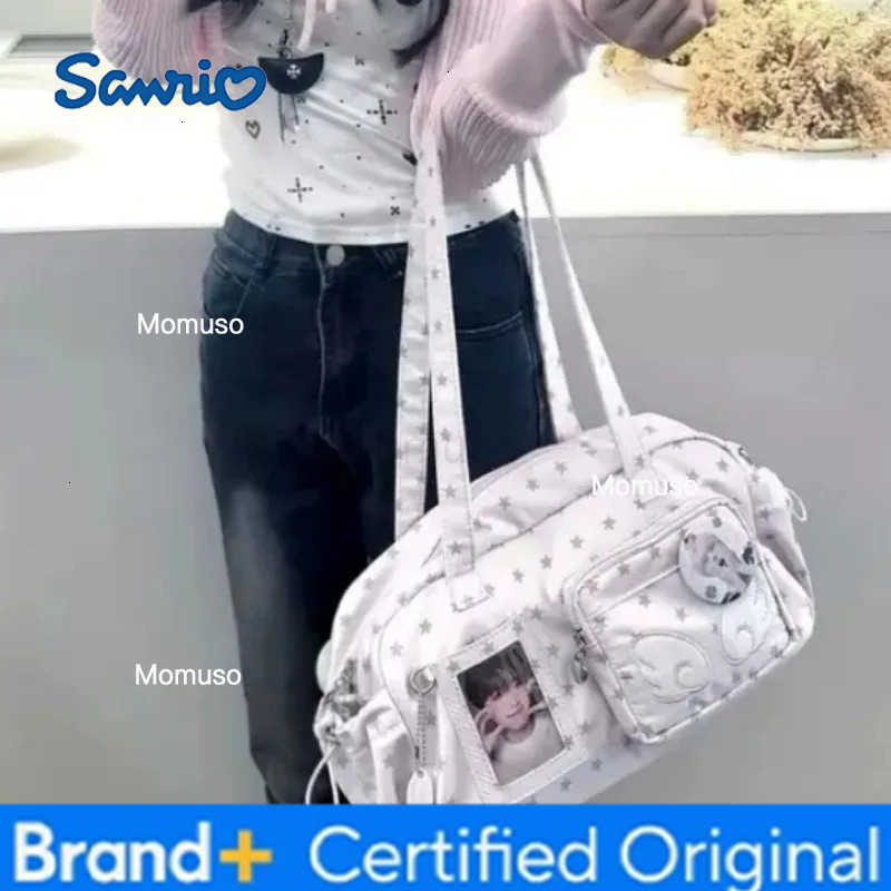 Sanrio New Niche Design Star Girls Ulzzang Ita Bag Jk Uniform Y2K Shoulder Bag Large Capacity Crossbody Bag Cute Kawaii Dolls Bag H251230