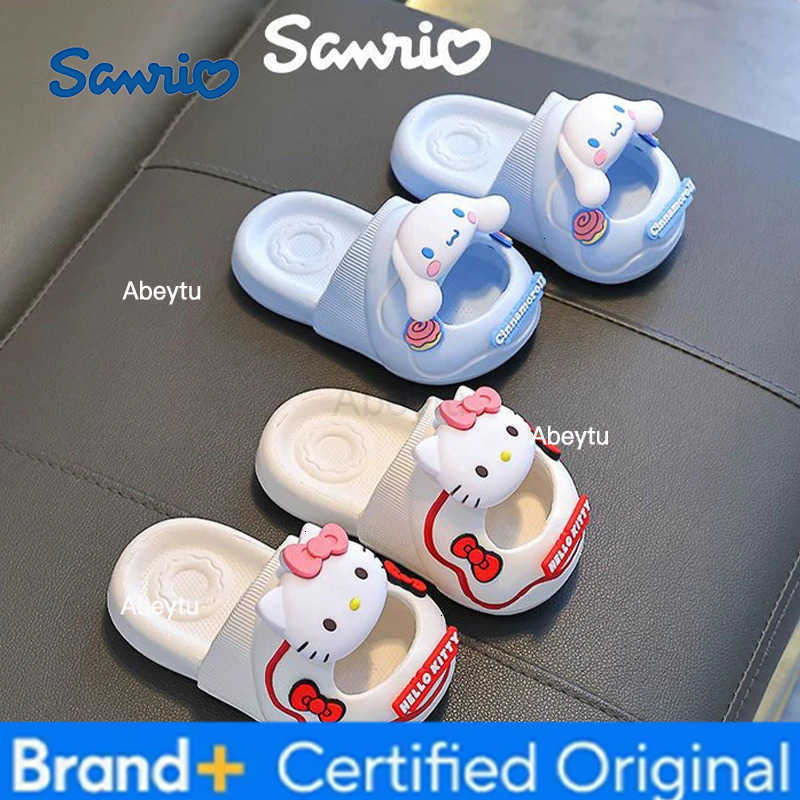 Sanrio Kawaii Hello Kitty Summer EVA Slippers My Melody Kuromi Anime Cartoon Exquisite Girls Anti-slip Indoor Bathing Sandals H251230