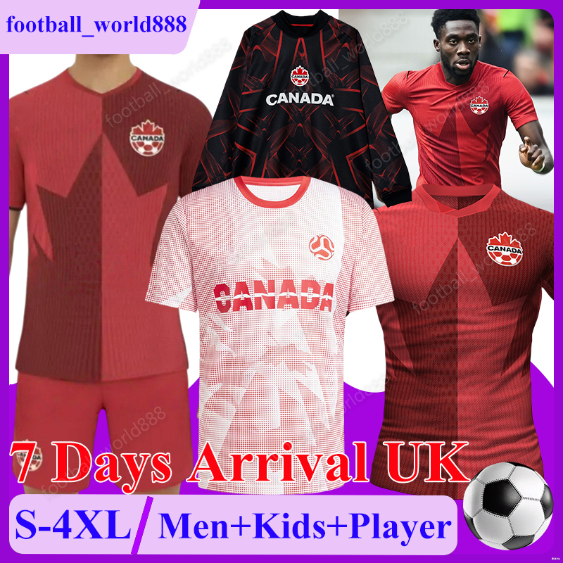 4XL Canada 2026 2027 World Cup Soccer Jerseys DAVID BUCHANAN 26 27 Men's National Football Team football shirts PROMISE SIGUR football kit AHMED Player Men Kids Kit Set