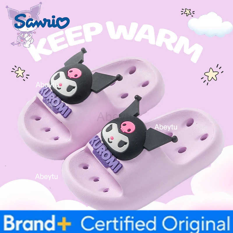 Sanrio New childrens slippers cartoon cute soft sole slippers indoor non-slip slippers for girls H251230
