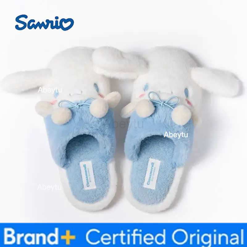 Sanrio cartoon childrens cotton slippers indoor non-slip household cute kawaii parent-child slippers holiday gift new style H251230