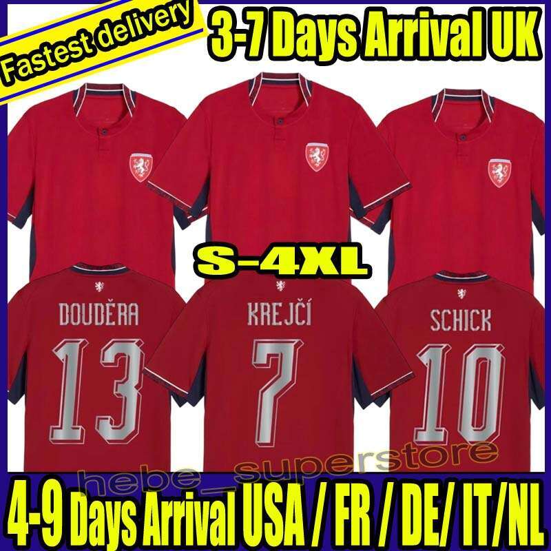 S-4XL 2026 2027 Czech Republic Soccer Jerseys VITIK KREJCI SCHICK DOUDERA SULC CHORY SOUCEK National team football shirt