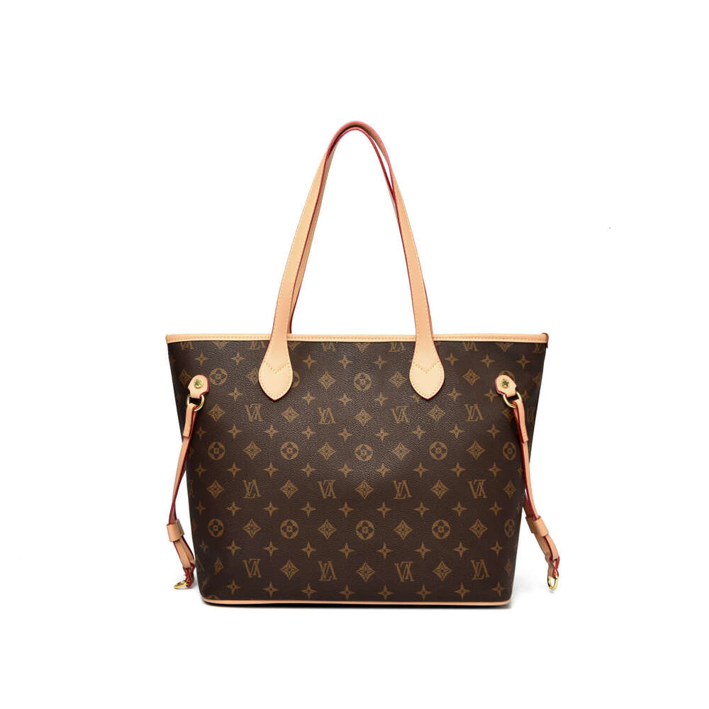 Cross-Border New Women's Vintage Monogram Handbag Tote Large Capacity Printed Fashion Commuter Shoulder Bag for Women
