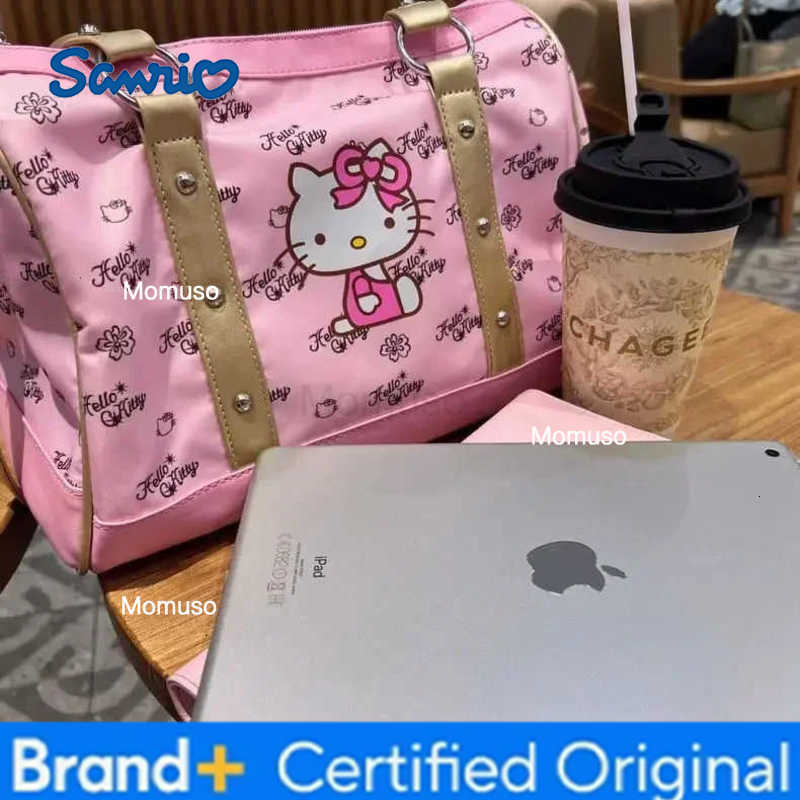 Sanrio Y2k Anime Hello Kitty Boston Bag Cartoon Cute Pillow Bag Kawaii Girly Heart Autumn Fashion Portable Shoulder Crossbody Bag Gift H251230