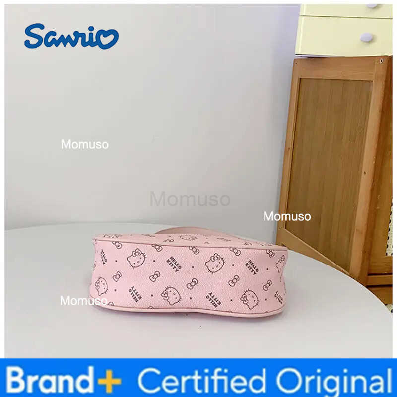 Sanrio Miniso Hello Kitty Underarm Bag Kawaii College Student Commuter Bag Ins Korean Cartoon Anime Couple Birthday Gift H251230