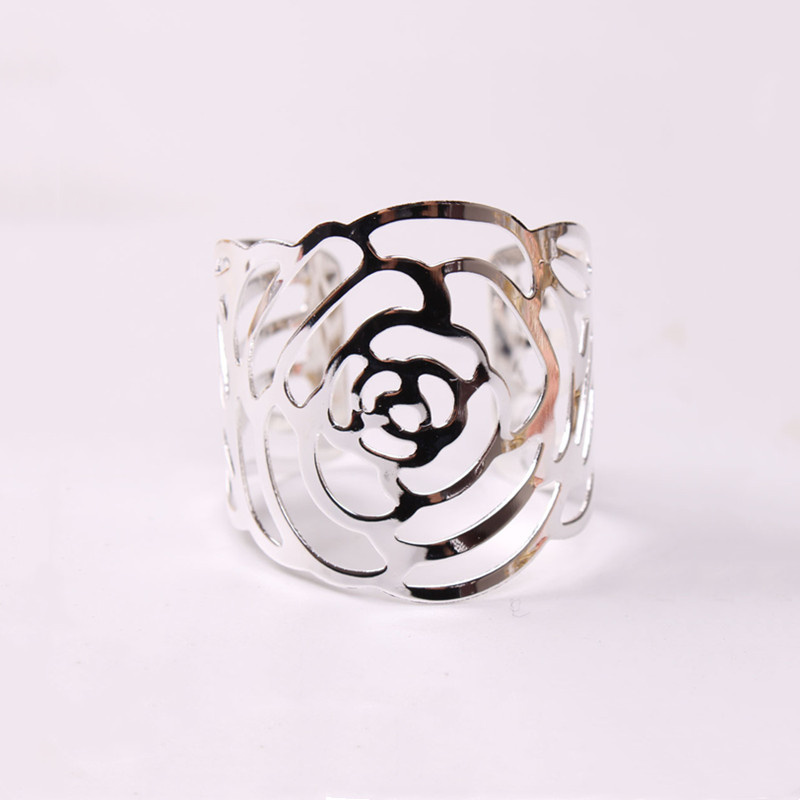 Rose Napkin Holder Wed Napkin Ring Sale