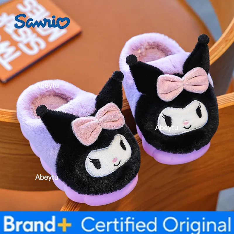 Sanrio New Winter Autumn Cartoon Kids Cotton Slippers - Toddler Big Kid Slippers Cute Parent-Child Home Slippers H251230