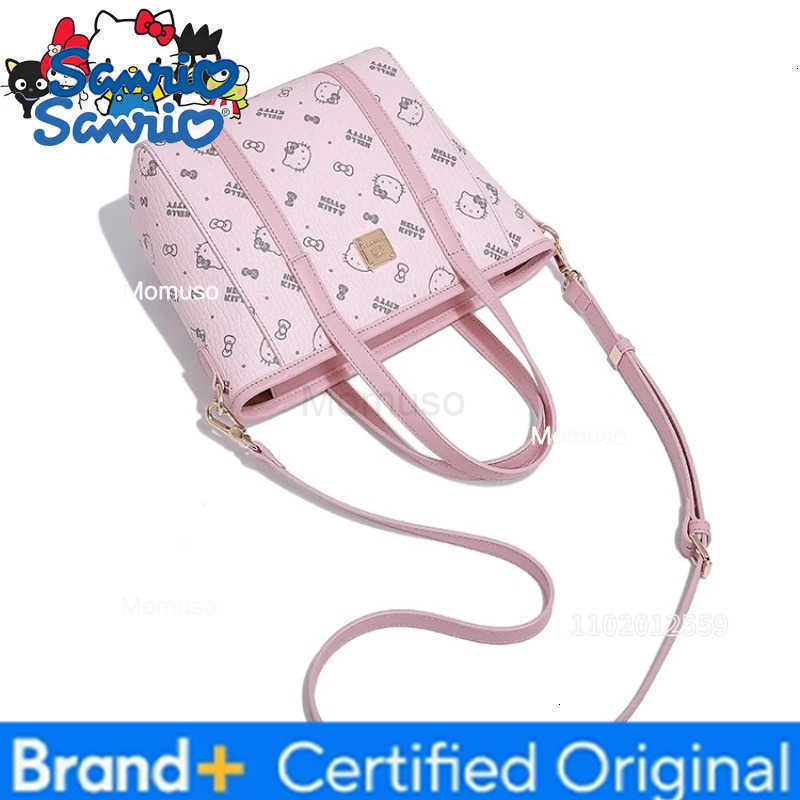 Sanrio Hello Kitty New Womens Handbag Luxury Brand Original Womens Shoulder Bag Print Pink Womens Shoulder Crossbody Bag H251230