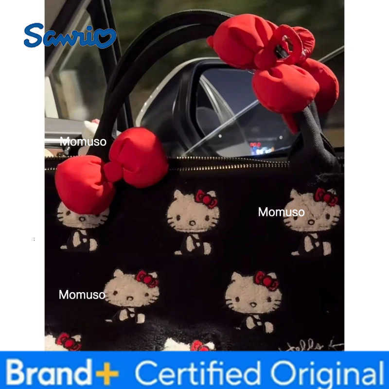 Sanrio Hello Kitty Embroidered Handbag Anime Cute Fashion Backpack Y2K Large Capacity Portable Tourism Underarm Bag Girl Gift H251230