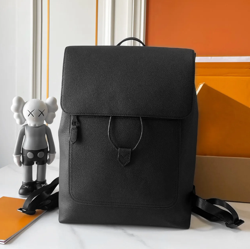 High Quality mens backpack Luxury designer M15262 M26023 Fastline elite backpack Weekend Travel Trendy Leather Double Business office computer Laptop bag Black