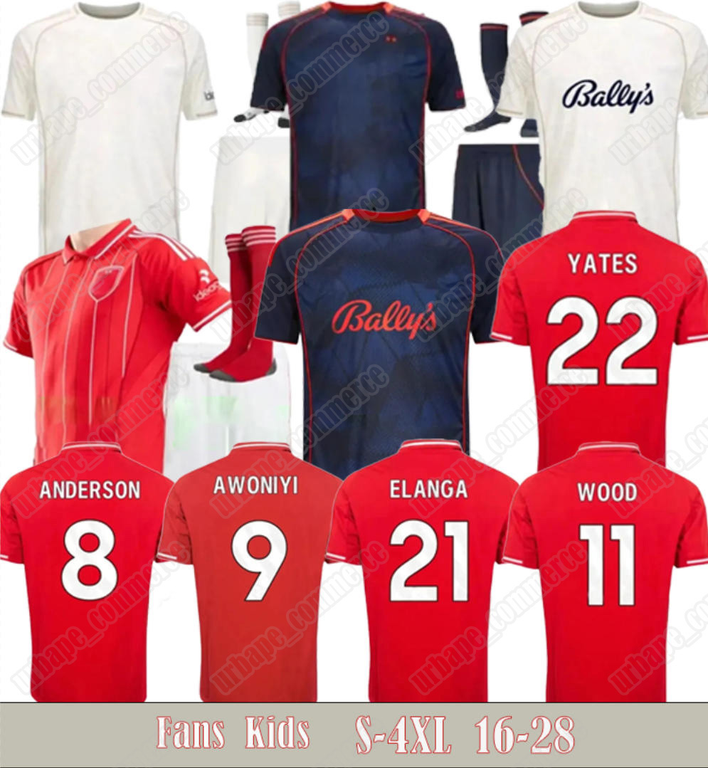 4XL nottingham 25 26 GIBBS soccer jerseys shirts WHITE ELANGA AWONIYI SANGARE WARD PROWSE WILLIAMS OMOBAMIDELE TURNER HUDSON ODOI 2024 2025 2026 football Kids Kit