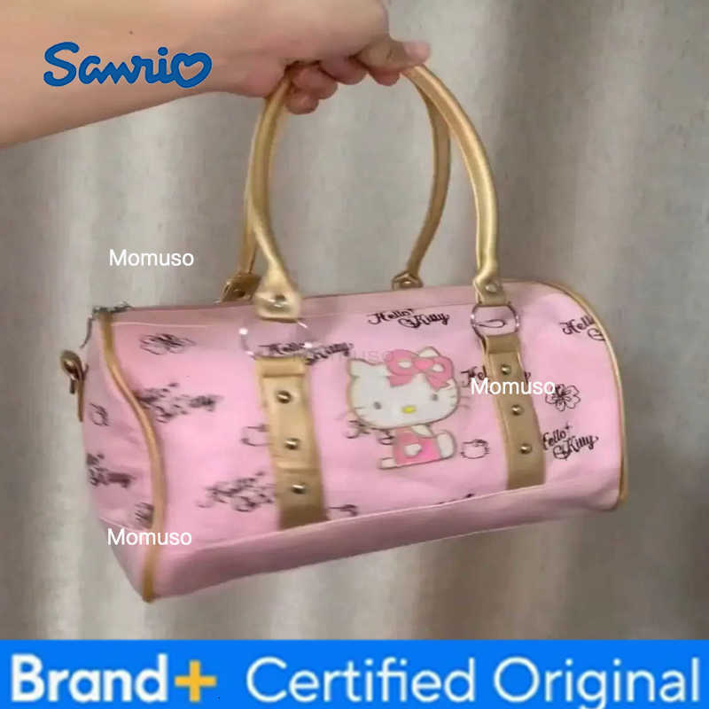 Sanrio Y2k Anime Hello Kitty Boston Bag Cartoon Cute Pillow Bag Kawaii Girly Heart Autumn Fashion Portable Shoulder Crossbody Bag Gift H251230