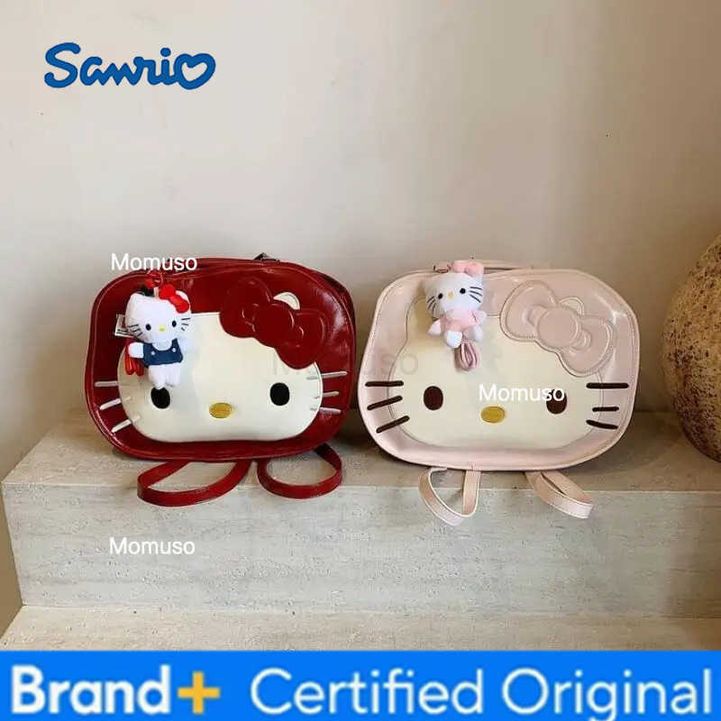 Sanrio Miniso Hello Kitty Bag Kawaii Large Capacity Crossbody Bag Ins Korean Commuter Bag Cartoon Anime Friend Birthday Gift H251230