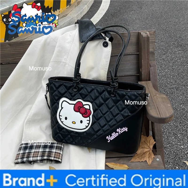 Sanrio Hello Kitty New Womens Handbag Large Capacity Fashion Womens Shoulder Bag Cartoon High Quality Luxury Womens Bag H251230
