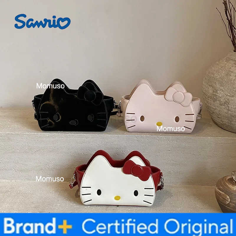 Sanrio Kawaii Hellokittys Crossbody Bag Cute Cartoon Shoulder Bag Crossbody Girl Mobile Phone Bag Summer Bags for Woman H251230