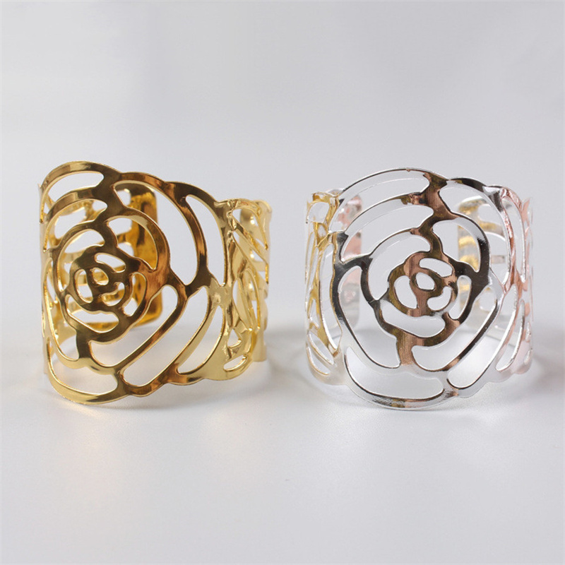 Rose Napkin Holder Wed Napkin Ring Sale