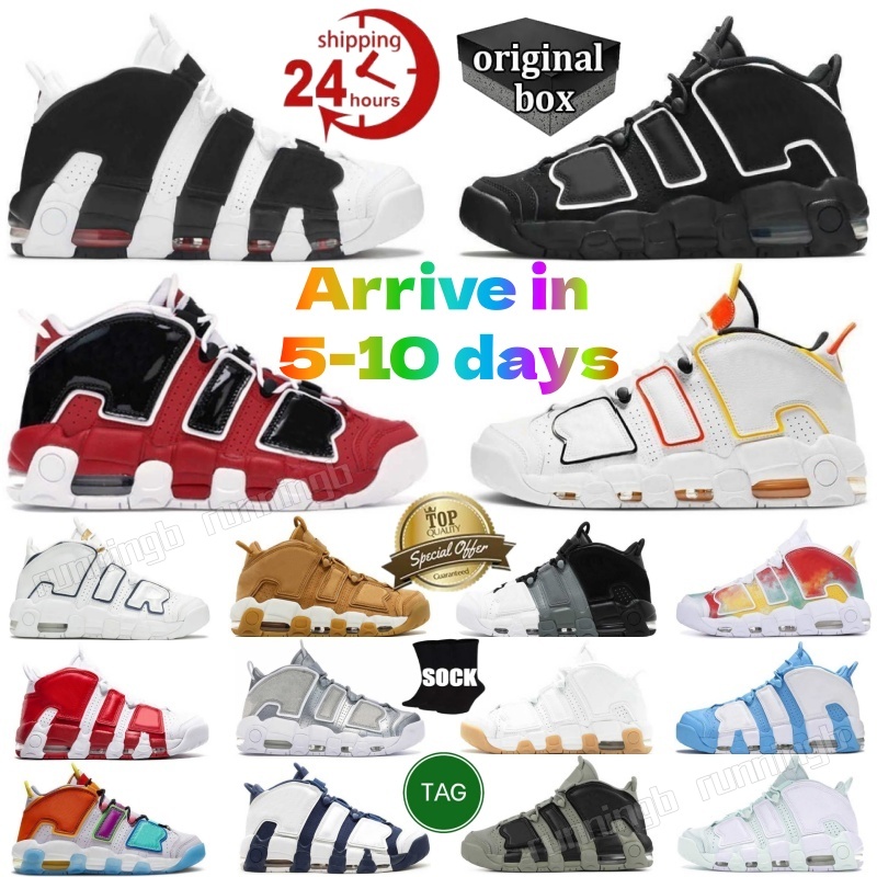 Designer Basketball Shoes Uptempos For Men Women 96 OG Panda Triple White Black Red Rayguns Photon Dust Olympic Hoops University Blue UNC Outdoor Trainers Sneakers