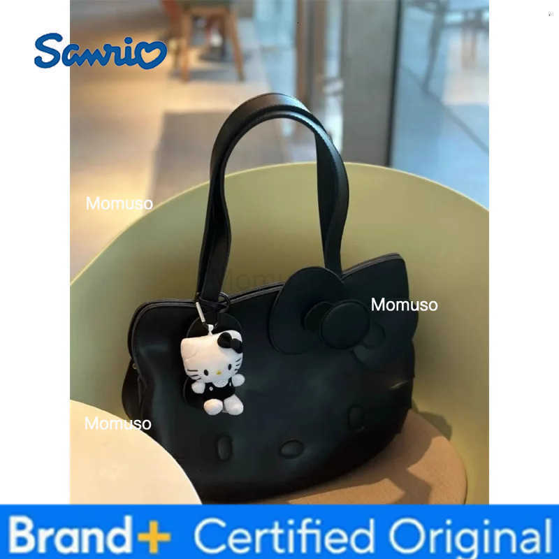 Sanrio Kawaii Hello Kitty Large Capacity Handheld Fitness Bag Women Anime Girly Heart Cute Commuter Shoulder Bag Girls Gift H251230