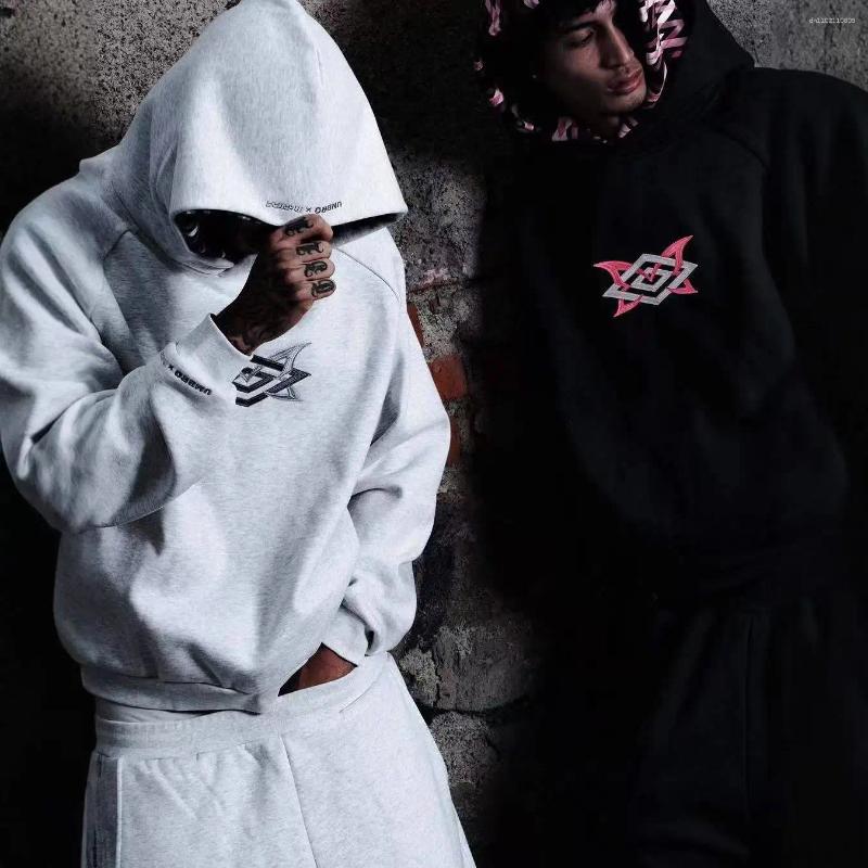 Mertra Men's Hoodies Classic Solid Color Series Preppy Style Sports Casual Suits Men And Women Daily Basic Hooded Jackets Pants Two-piece Set