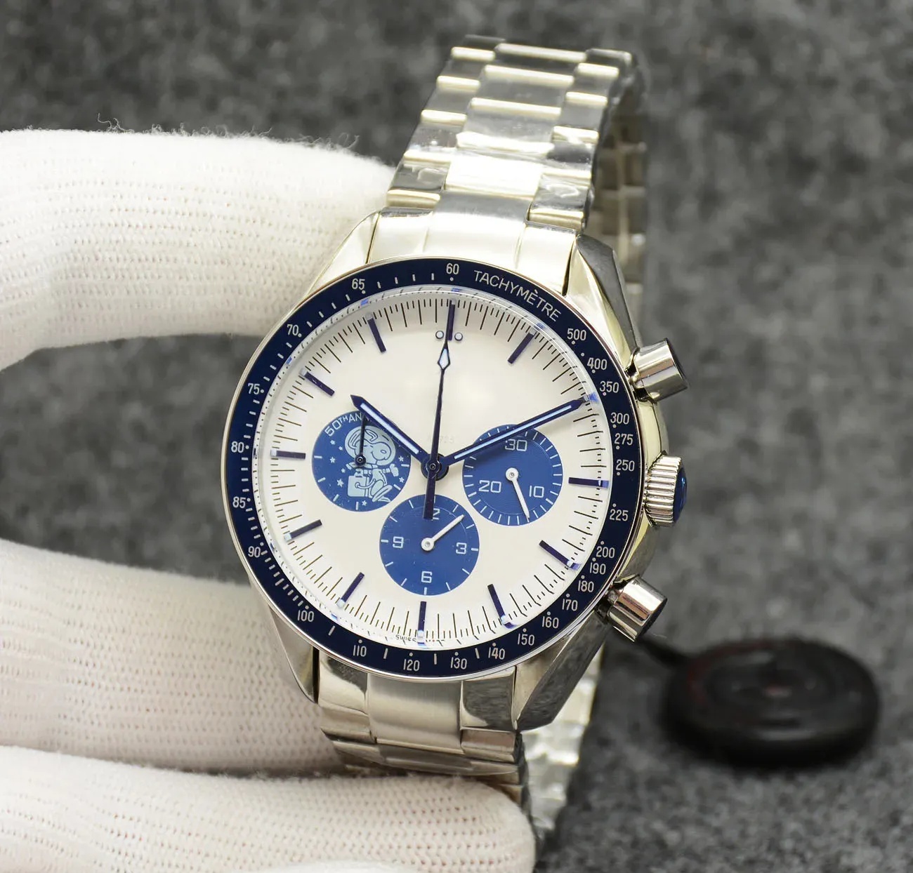 Classic Mens Watch Automatic nical Movement 007 Designer men watches space montre de e Stainless Male man Wristwatch sea speed master watchs omgs07