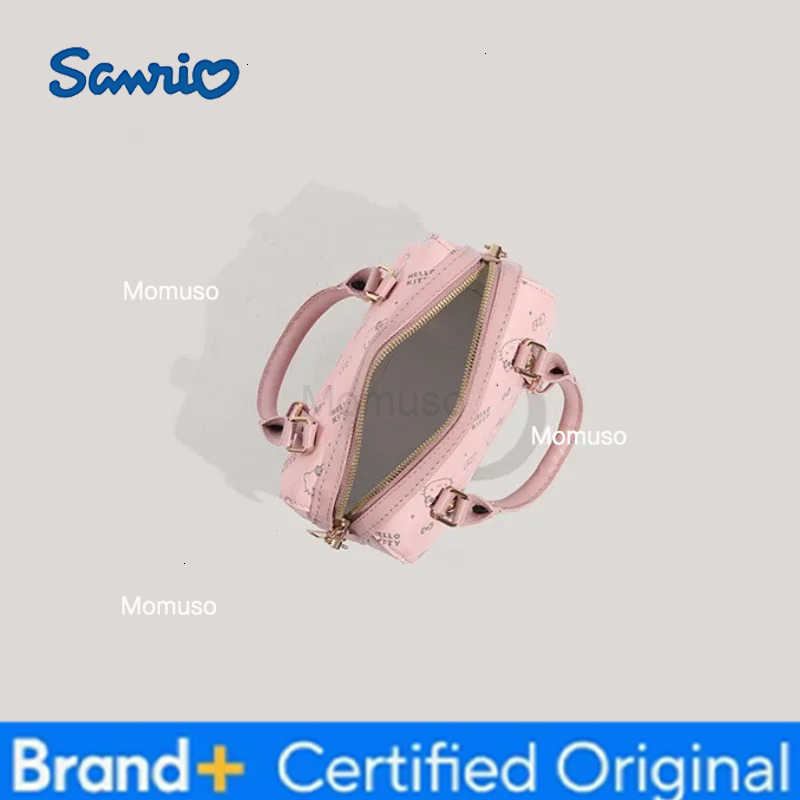 Sanrio 2025 Autumn New HelloKitty Bucket Bag Versatile Classic Printed Texture Large Capacity Womens Niche Handbag H251230